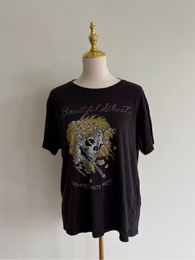 Ed Hardy Beautiful Ghost Graphic T-Shirt